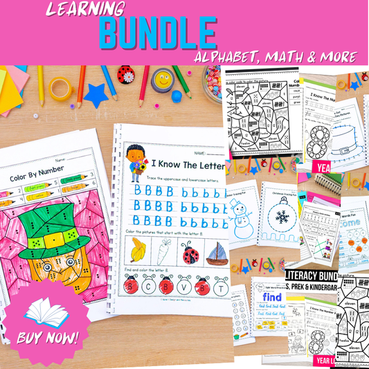 Learning Bundle - Alphabet , Math & More