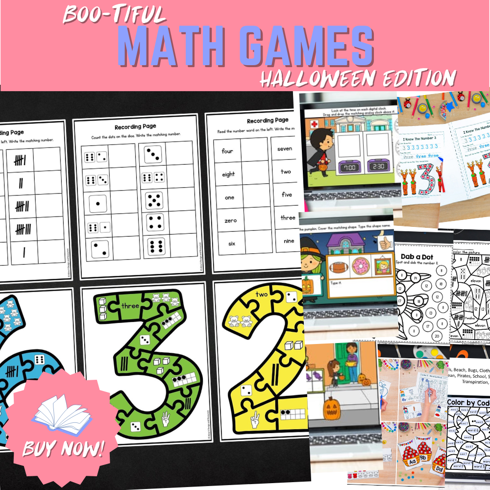 Boo-tiful Math Games - Halloween Edition