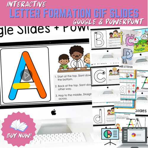 Engaging Letter Formation Slides with Animated GIFs